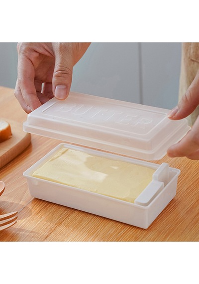 Kompakt Hava Geçirmez Tereyağı Kap - Mutfak Ve Restoran İçin Plastik Koruma Kutusu Çok Renkli