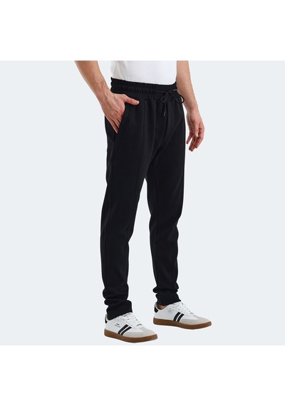 Slazenger VURAL Erkek Cepli Dar Paça Siyah Eşofman Altı