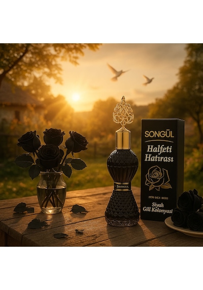 Songül Halfeti Hatırası Siyah Gül Kolonyası 200 ML
