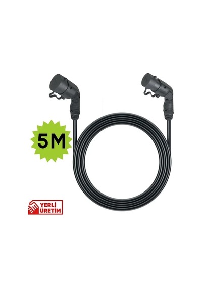 Chargemobile 32 A 22 Kw Trifaze Type 2 Fiş Priz Şarj Seti 5 M Standart