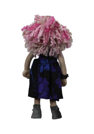 E38 El İşçiliği Kız Çocuğu Dekor Bebek 33 Cm - 6027