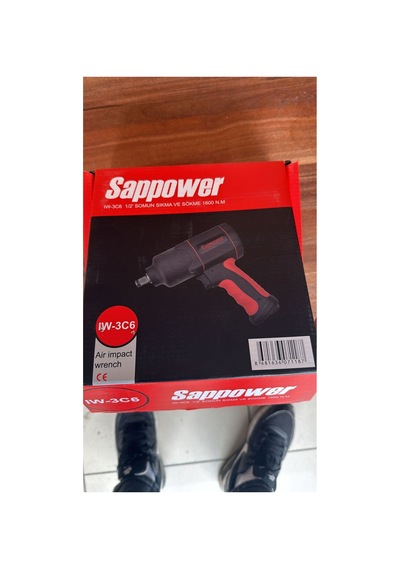 1/2 1550 Nm Havalı Bijon Sökme - Takma Tabancası Sappower