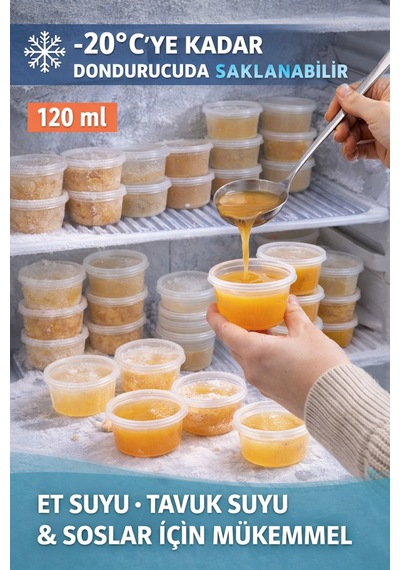 100 Adet 120 Ml Sızdırmaz Kapaklı Saklama Kabı Mini Saklama Kabı, Buzluk Kabı, Sosluk, Et & Kemik Suyu Kabı 100 Adet - 865787108 100 Adet 100 Adet 120 Ml Sızdırmaz Kapaklı Saklama Kabı Mini Saklama Kabı, Buzluk Kabı, Sosluk, Et & Kemik Suyu Kabı 100 Adet - 865787108 100 Adet