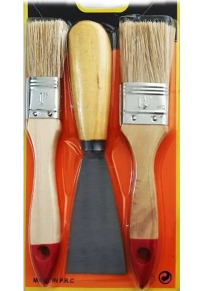 Boya Kestirme Fırça- Spatula Seti 3lü Go-53-vice 03112