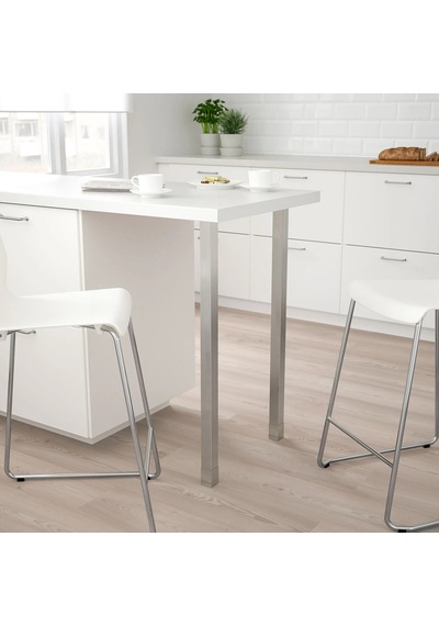 Ikea Beyaz Sağlam Yemek Masası - Ayak