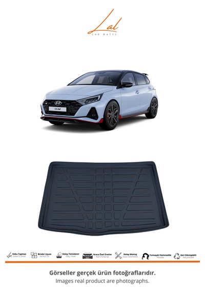 Hyundai İ20 2020+ Elite Plus & N 3d Paspas Alt Bagaj Havuzu Seti
