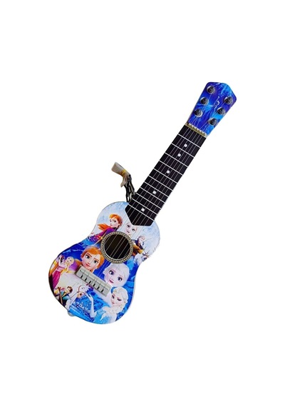 Oyuncak 6 Telli Frozen Modelli Akort Edilebilir Gitar Ispanyol Çocuk Gitarı 48 Cm.