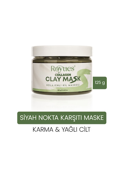 Royues  Leke Ve Siyah Nokta Giderici Kolajen Kil Maskesi 125 G