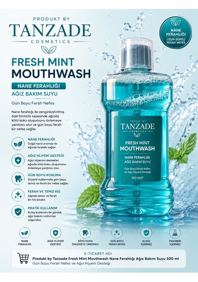 Produkt By Tanzade Nane Ferahlıklı Ağız Bakım Suyu 250 Ml
