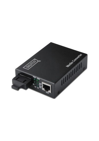 Digitus Media/rate Converter, 10/100base-tx - 100base-fx Singlemode 20 Km, Sc