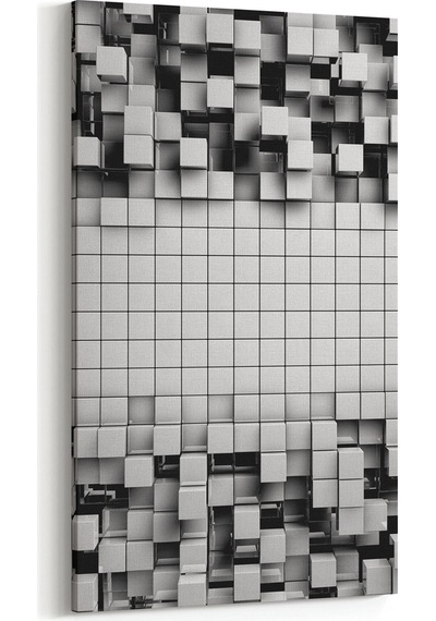 Olla 40x80 Cm 10024dd Abstract 3 Boyut Görsel Dikey Dar Kanvas Tablo