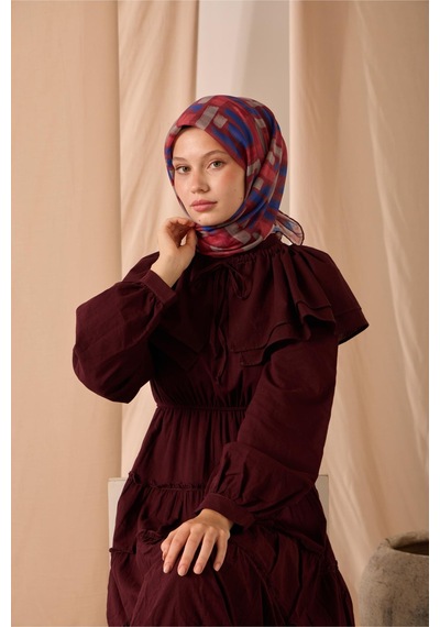 Silk Home Soft Eşarp 73096-05 Bordo, Saks, Gri, Pembe