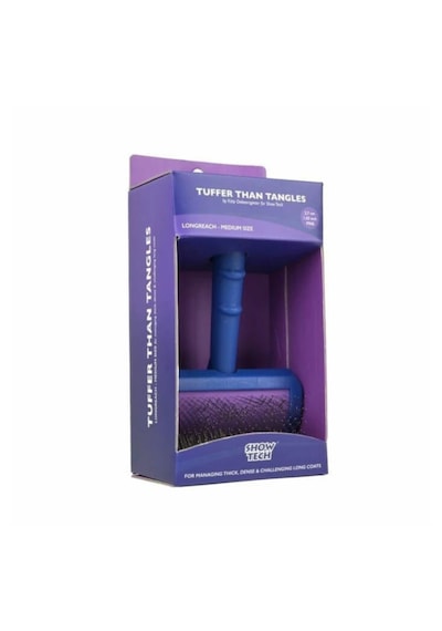 Showtech Tuffer Than Tangles Ekstra Uzun Kedi & Köpek Tarama Fırçası Medium