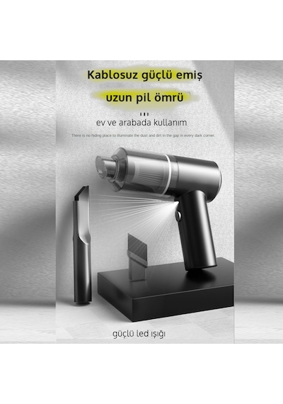 Prohummer Ph214 Kablosuz Şarjlı Mini Süpürge 120watt
