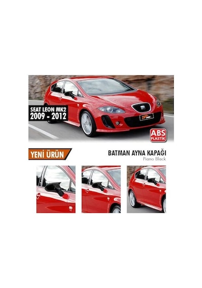 Otoçizgi Seat Leon Mk2 2009-2012 Batman Yarasa Ayna Kapağı 2009 - 2012 N11.3362 Otoçizgi