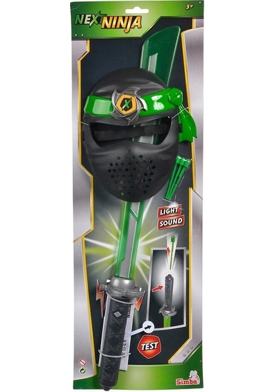108042238 Next Ninja Sword And Mask Green