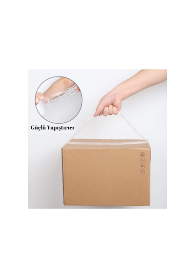 Koli Bandı Şeffaf 45x100 6 Lı 1 Paket Artlantis Koli Bantı 45 100 Ambalajlama Bandı Şeffaf Ekstra Yapıştırma Diğer