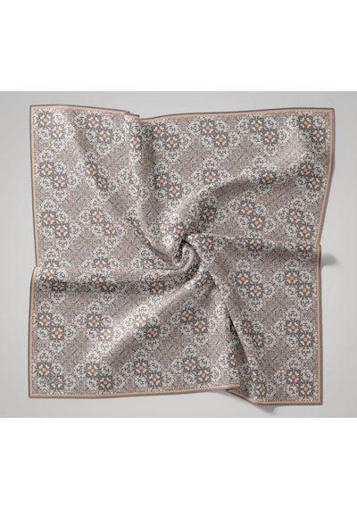Silk Home Soft Eşarp 73093-07 Su Yeşili, Yavruağzı, Gri, Gümüş