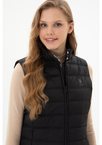 U.S. Polo Assn. Kadın Siyah Yelek 50311989-VR046