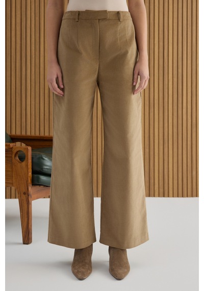 Aker Camel Kadife Pantolon Camel Camel