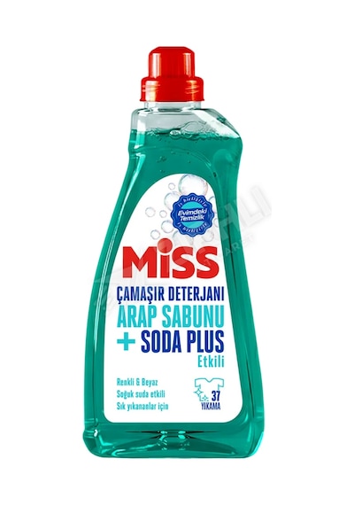 4 Adet Koruma Miss Çamaşır Deterjanı Sıvı Arap Sabunu + Soda Plus Gücü 1500 Ml