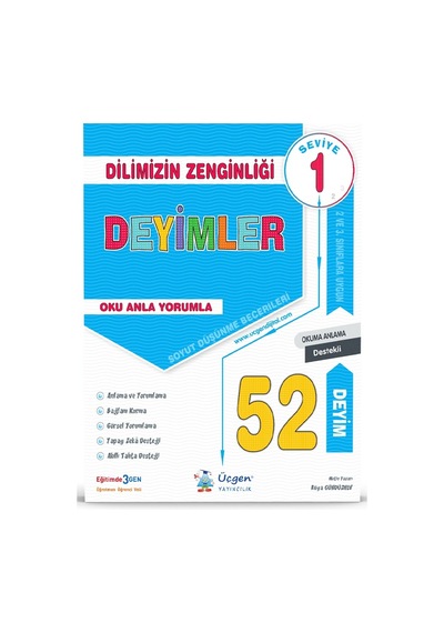 Üçgen 2026 2. Sınıf Dilimizin Zenginliği Deyimler 1. Seviye