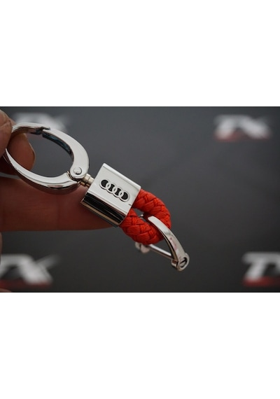 Audi Uyumlu Logo Stil Hasır Desen Anahtarlık K (321211800)