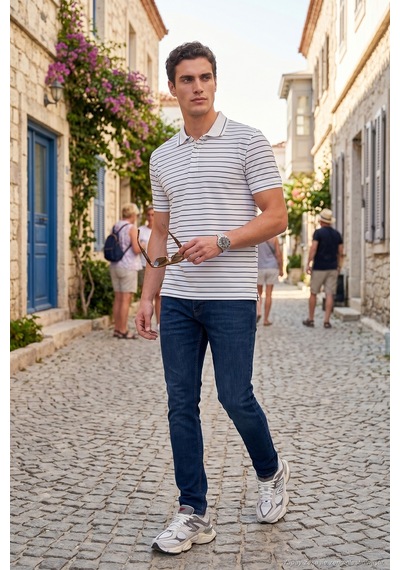 Buratti Pamuklu Slim Fit Düşük Bel Jeans Erkek Kot Pantolon 1115c84napolı Lacivert