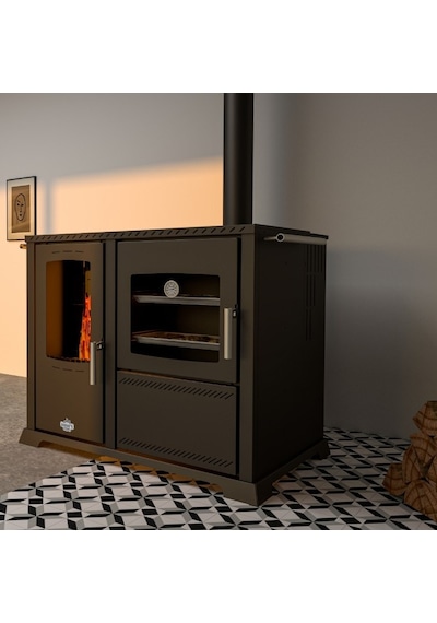 Baba's Bbq Pelet Ve Odun Sobası-Safir Kuzine Modeli 10 Kw