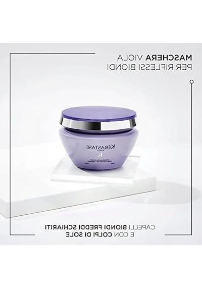 Kérastase Blond Absolu Ultra Violet 200 Ml Sarı Ve Gri Saçlar İçin Silver Maske