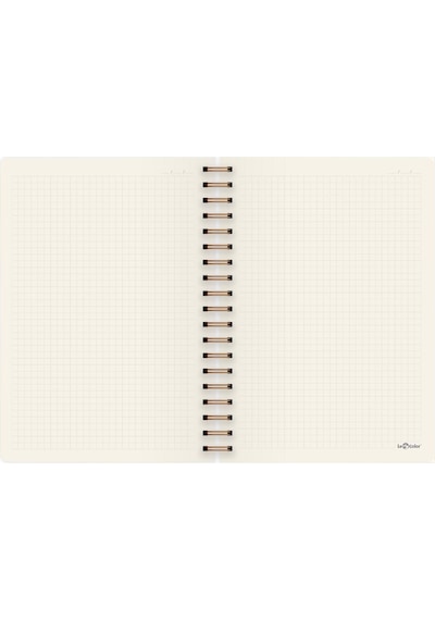 Marrakech Spiralli Defter Kareli Palmiye 17x24 Cm