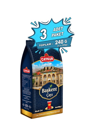 Elekaltı Başkent Çayı 80 Gr. Üçlü Paket