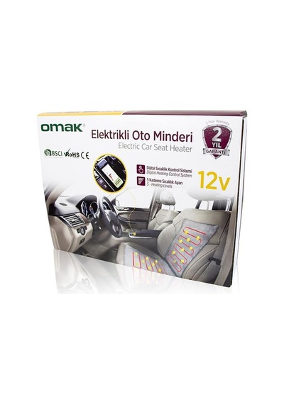 Elektrikli Oto Minderi Sırtlı Dijital Kumandalı 12v