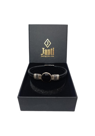 Jtaw25blk1611 Hakiki Deri Zirkon Taşlı Alaşımlı Metal Onyx Doğaltaşlı Mıknatıs Kapama Siyah Garantili Hediye Kutulu Janti Bileklik Siyah Jtaw25blk1611 Hakiki Deri Zirkon Taşlı Alaşımlı Metal Onyx Doğaltaşlı Mıknatıs Kapama Siyah Garantili Hediye Kutulu Janti Bileklik Siyah
