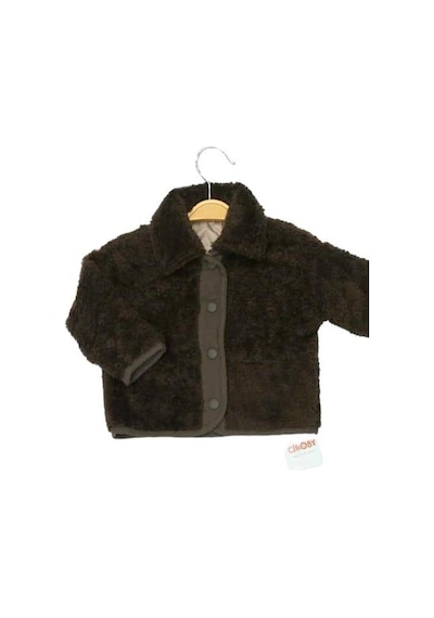 Çikoby Erkek Bebek Peluş Mont-13601 Kahverengi