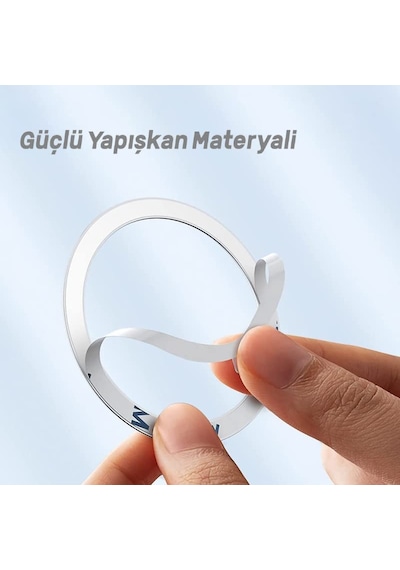 Metal Magsafe Halka Yüzük Ring İphone 8 Üstü Model İle Uyumlu Lvrng Sku: Smg8690010124432