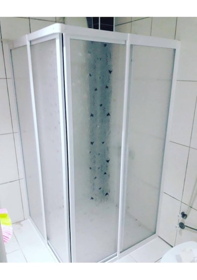 Nokta Duşakabin 80 x 80 Kare Köşe Girişli Teknesiz Mika Duşakabin Nd 404 Şeffaf