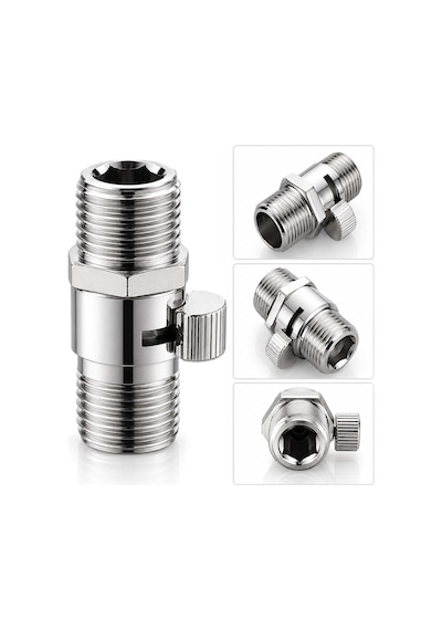 Sunup Sn-38122 Metal Çift Dış Dişli Ayarlanabilir Akış Kontrol Vanası Çok Renkli