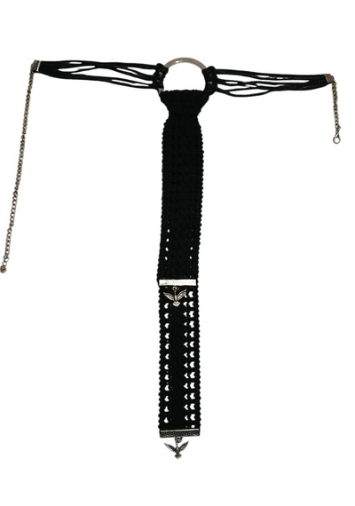 Perimir Gotik Kravat Kolye 2 Siyah