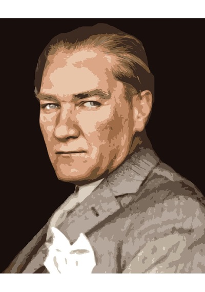 Sayılarla Boyama Seti - Başöğretmen Atatürk