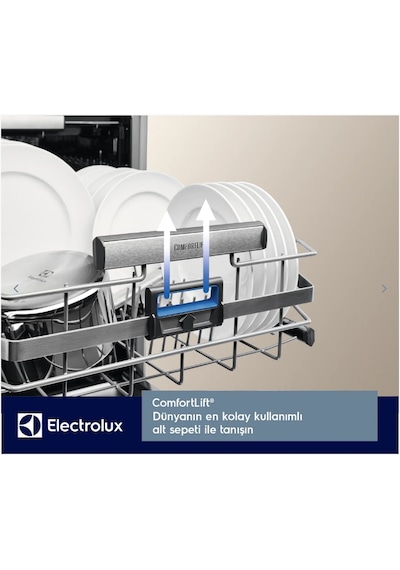 Electrolux ESC87300SX ComfortLift XXL 9 Programlı 13 Kişilik Bulaşık Makinesi