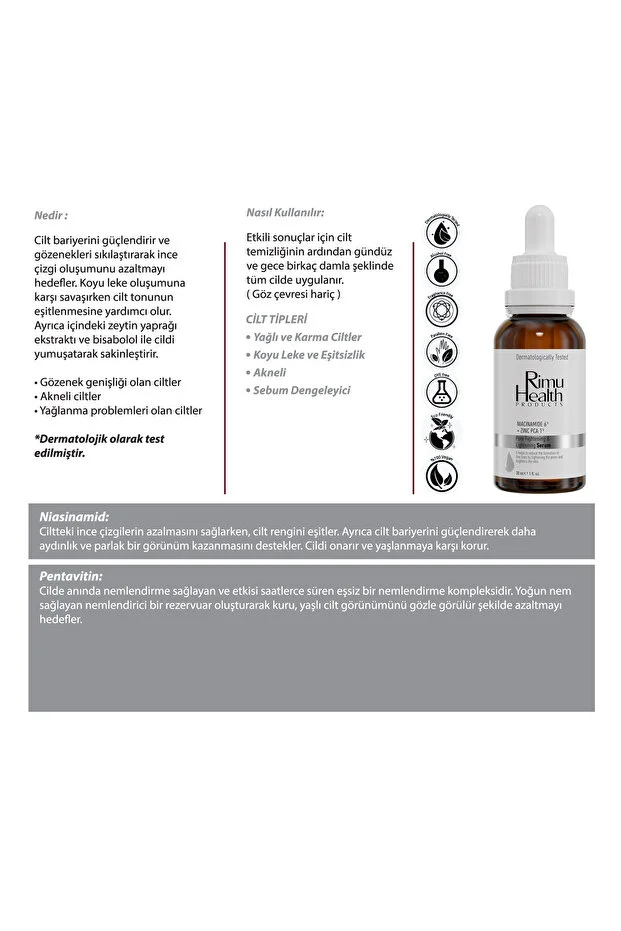 Rimu Health Products Kuru Ve Sivilcelenmeye Meyilli Ciltlere Özel Nemlendiricili Cilt Bakım Seti
