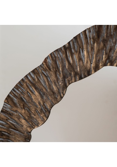 Mudo Home Toledo Duvar Aynası 80x76cm Kahverengi