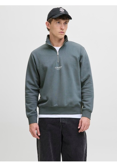 Jack & Jones Jjesoho Sweat Quarter Zıp Hn Noos Stormy Weather Stormy Weather
