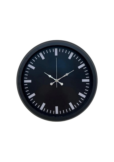Black Baseline 40 Cm Metal Duvar Saati Çok Renkli