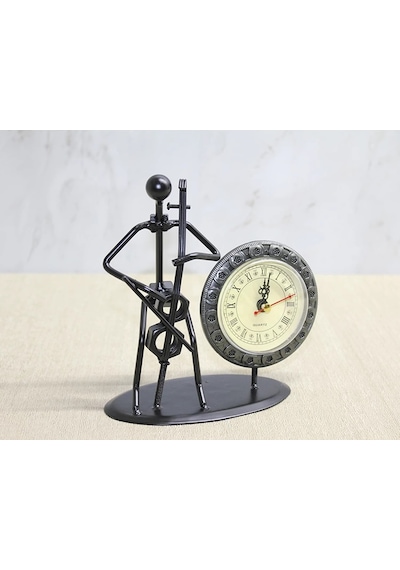 Metal Saatli Keman Çalan Müzisyen Alk4333 Çok Renkli