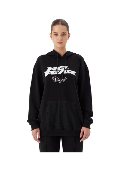 No Fear Kadın Kapüşonlu Sweatshirt Ben.72483 SiYAH