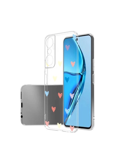 Ceptecepnet İnfinix Hot 20i İle Uyumlu Özel Tasarım Baskılı Kamera Korumalı Şeffaf Telefon Kılıfı 2