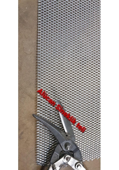 Metal Sineklik Teli, Yırtılmaz Kedi Teli- Plaka Genişlik 100 Cm