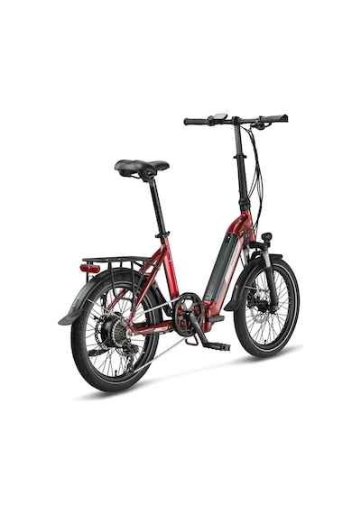 Mosso Kronos Elektrikli Katlanır Bisiklet 390h Hyd 20 Jant 7 Vites Bordo Çok Renkli